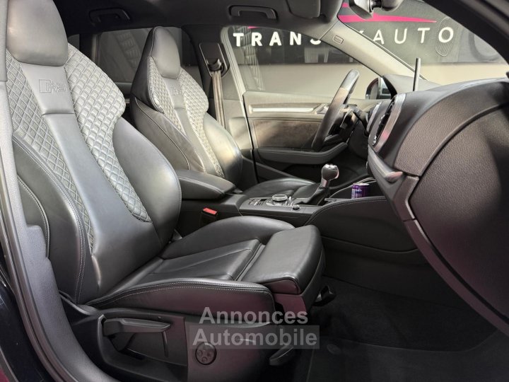 Audi RS3 SPORTBACK 25 TFSI 400 S tronic 7 Quattro / CARNET COMPLET / SIEGES RS / BO / COCKPIT / ACC - 11