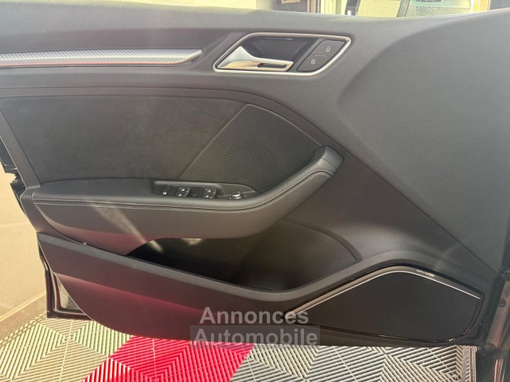 Audi RS3 SPORTBACK 25 TFSI 400 S tronic 7 Quattro / CARNET COMPLET / SIEGES RS / BO / COCKPIT / ACC - 18