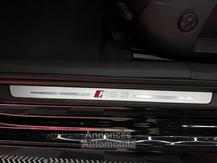 Audi RS3 SPORTBACK 25 TFSI 400 S tronic 7 Quattro / CARNET COMPLET / SIEGES RS / BO / COCKPIT / ACC - 31