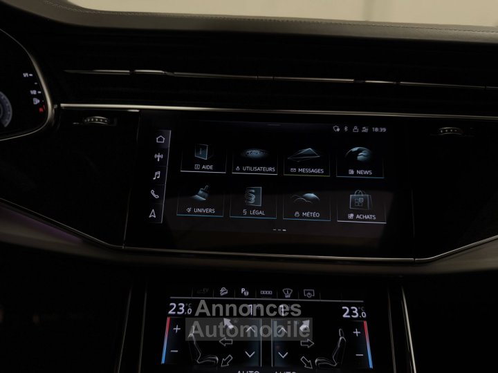 Audi Q8 60 TFSI e 462ch Comp&eacute;tition 2023 quattro tiptronic 8 Fran&ccedil;ais 2&egrave;me main garantie TVA r&eacute;cup&eacute;rable - 19