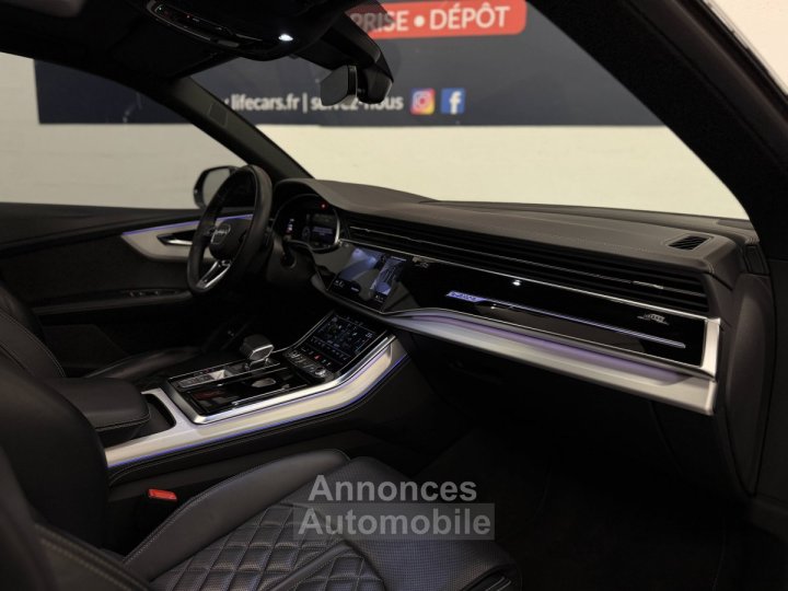 Audi Q8 60 TFSI e 462ch Comp&eacute;tition 2023 quattro tiptronic 8 Fran&ccedil;ais 2&egrave;me main garantie TVA r&eacute;cup&eacute;rable - 31
