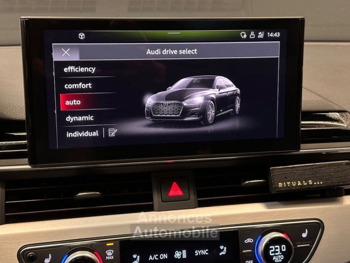 Audi A5 Sportback 20 40 tdi 204ch s-line edition quattro s-tronic - 16