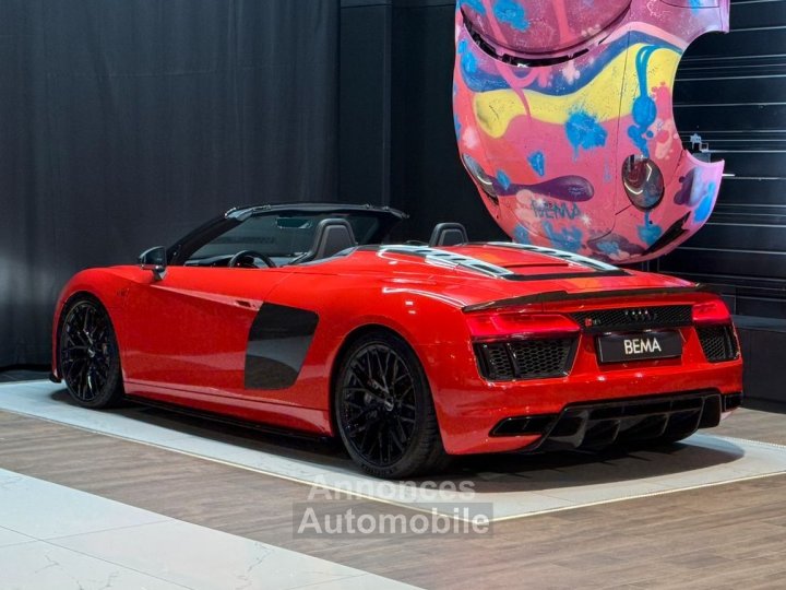 Audi R8 Spyder 52 V10 540cv | Malus pay&eacute; Freins C&eacute;ramique Carbone Carplay B&O &Agrave; partir de 1480-mois - 3