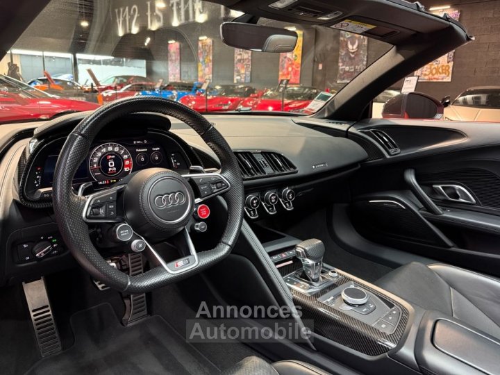 Audi R8 Spyder 52 V10 540cv | Malus pay&eacute; Freins C&eacute;ramique Carbone Carplay B&O &Agrave; partir de 1480-mois - 5