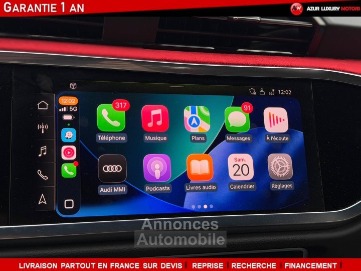 Audi RS Q3 Spb Sportback 400 FRANCAIS Ciel &eacute;toile - 28