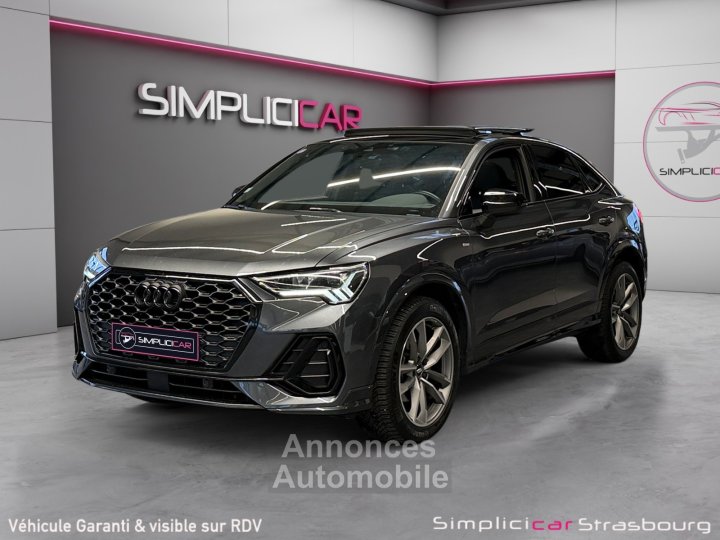 Audi Q3 Sportback 35 TFSI 150 ch S tronic 7 S line SUIVI - GRIS DAYTONA - PACK BLACK - TOIT OUVRANT - CAMERA - KEYLESS GO - 5