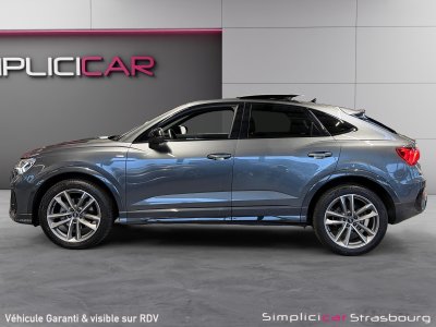 Audi Q3 Sportback 35 TFSI 150 ch S tronic 7 S line SUIVI - GRIS DAYTONA - PACK BLACK - TOIT OUVRANT - CAMERA - KEYLESS GO - 6