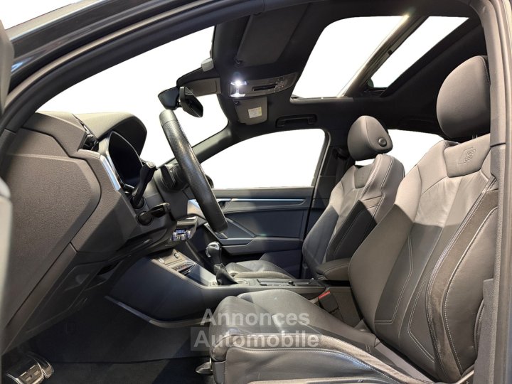 Audi Q3 Sportback 35 TFSI 150 ch S tronic 7 S line SUIVI - GRIS DAYTONA - PACK BLACK - TOIT OUVRANT - CAMERA - KEYLESS GO - 9
