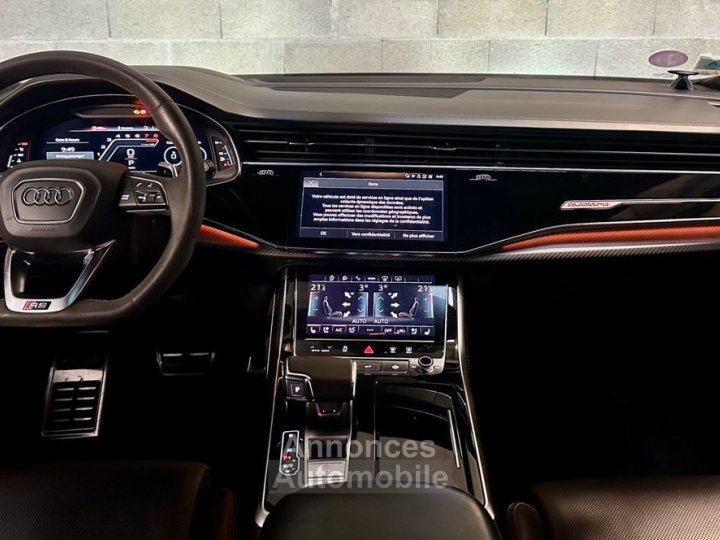 Audi RS Q8 RSQ8 TFSI 600 ch quattro FULL OPTIONS GARANTIE 12 MOIS - 9