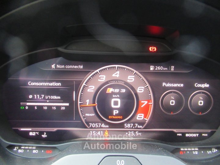 Audi RS3 Sportback 25 TFSI 400ch &ndash; 4x4, &Eacute;chappement Sport, 70 579 km - 14