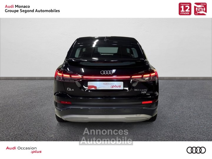 Audi Q4 E-Tron SPORTBACK Sportback 50 quattro 299 ch 82 kW Design Luxe - 4