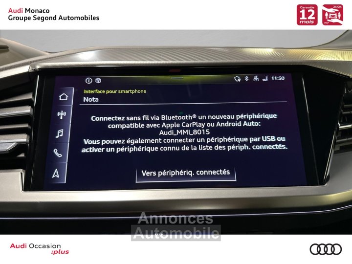 Audi Q4 E-Tron SPORTBACK Sportback 50 quattro 299 ch 82 kW Design Luxe - 13