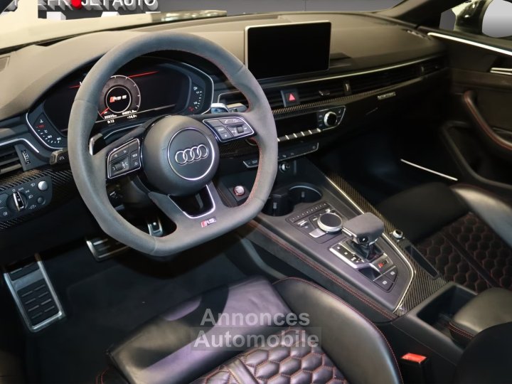 Audi RS5 Coup&eacute; 29 TFSI Quattro &ndash; 450ch &bull; Tiptronic &bull; Si&egrave;ges RS cuir Nappa &bull; HUD &bull; Cam&eacute;ras 360&deg; &bull; Toit panoramique &bull; Son Bang &amp; Olufsen - 9