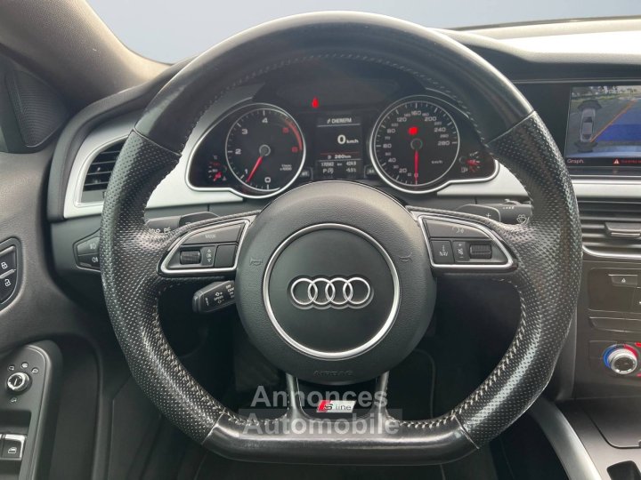Audi A5 30 V6 TDI 245ch S line quattro S tronic 7 *SUIVI Audi* - 13