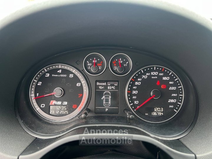 Audi RS3 Sportback II 25 TFSI 340ch quattro S tronic 7 - 16