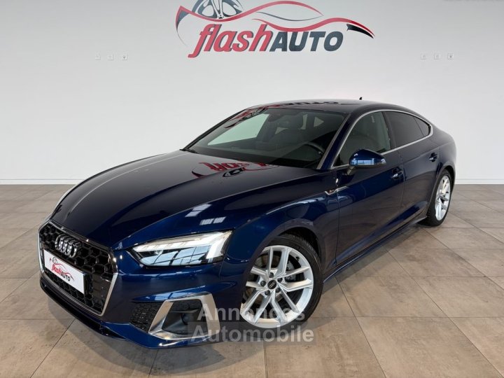 Audi A5 Sportback II TFSi Mild Hybrid S-tronic7 150cv S-LINE-BVA-2023-1ere MAIN - 1