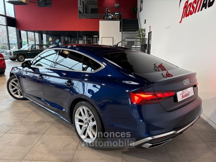Audi A5 Sportback II TFSi Mild Hybrid S-tronic7 150cv S-LINE-BVA-2023-1ere MAIN - 3