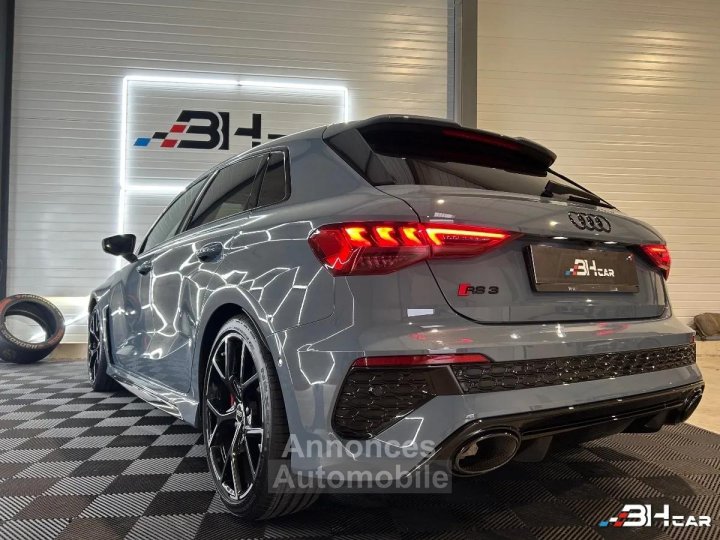 Audi RS3 SPORTBACK 25 TFSI 400 QUATTRO S-TRONIC BVA MALUS PAYE - 13