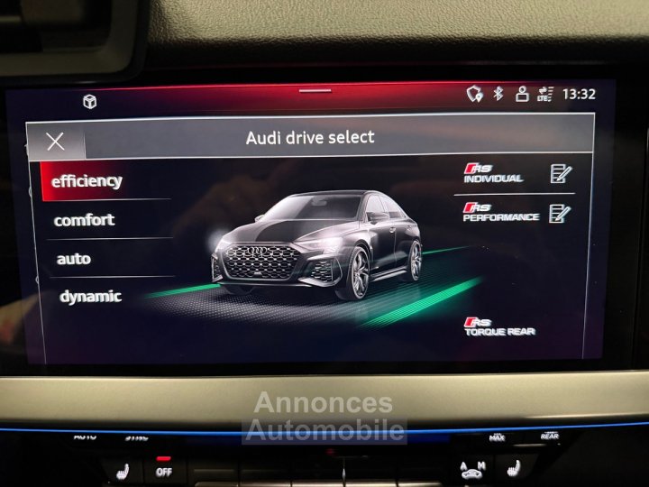 Audi RS3 Berline 25 l TFSI 400 cv S tronic malus pay&eacute; - 20