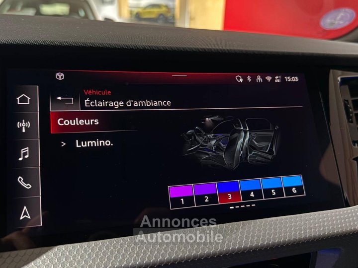 Audi A1 Sportback 30 TFSI 116 ch S tronic 7 S Line - 23