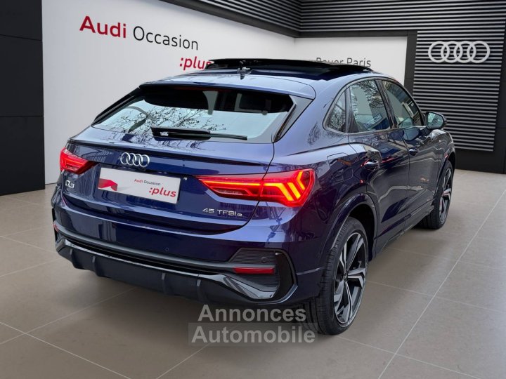 Audi Q3 Sportback 45 TFSIe  245 ch S tronic 6 S line - 3