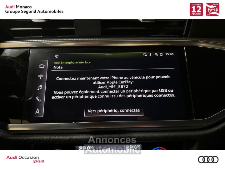 Audi Q3 45 TFSIe 245 ch S tronic 6 S line - 12