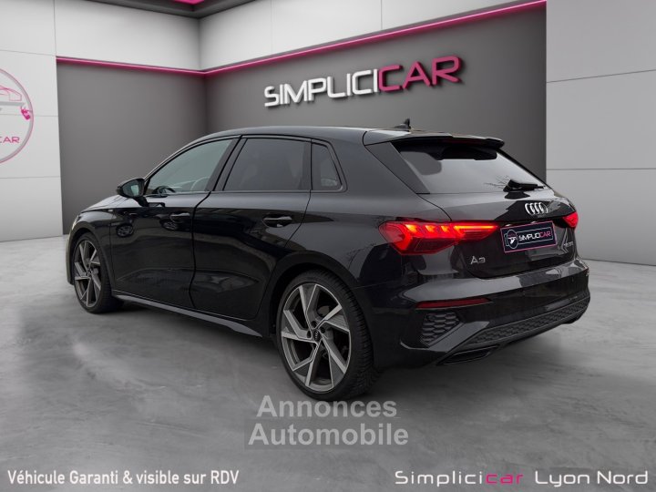 Audi A3 Sportback 35 TFSI 150 S Line full black virtual cockpit 12 mois garantie - 6