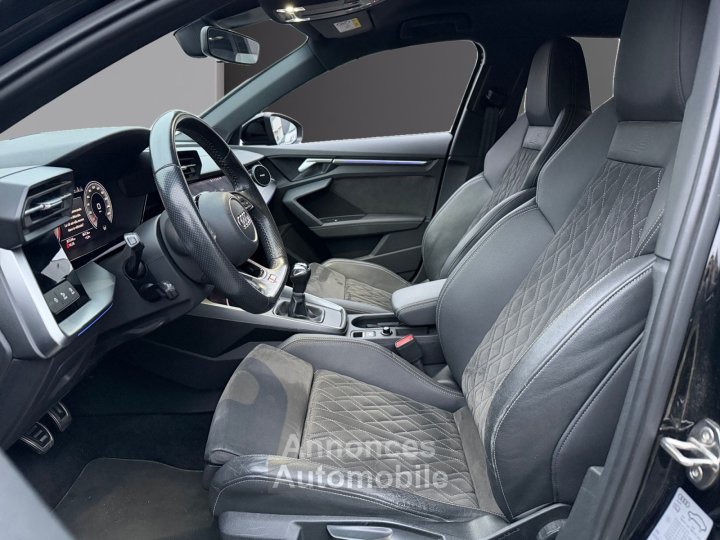 Audi A3 Sportback 35 TFSI 150 S Line full black virtual cockpit 12 mois garantie - 9