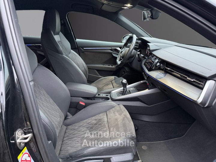Audi A3 Sportback 35 TFSI 150 S Line full black virtual cockpit 12 mois garantie - 10