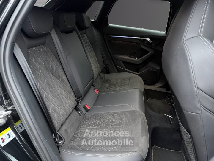 Audi A3 Sportback 35 TFSI 150 S Line full black virtual cockpit 12 mois garantie - 11