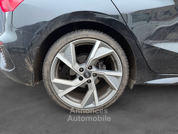 Audi A3 Sportback 35 TFSI 150 S Line full black virtual cockpit 12 mois garantie - 18