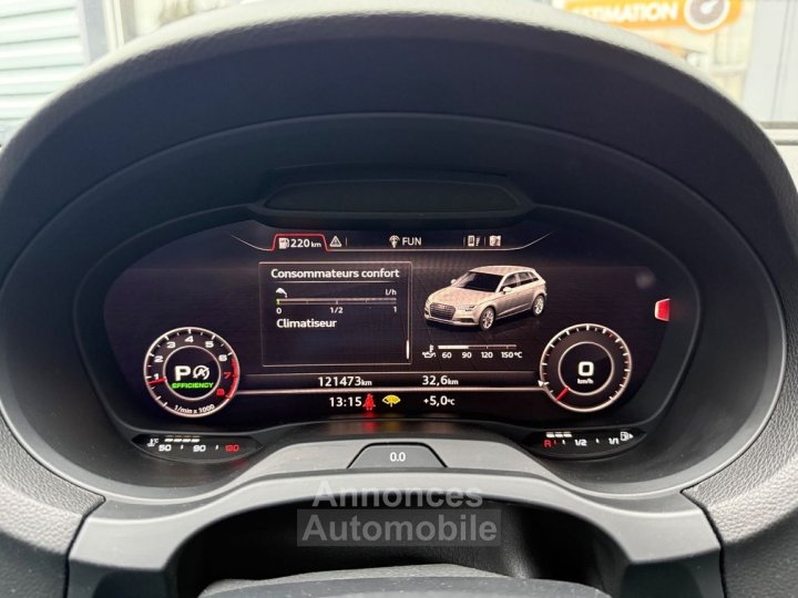 Audi A3 Sportback 15 tfsi 150ch design lux s-tronic 2eme main cockpit - 16