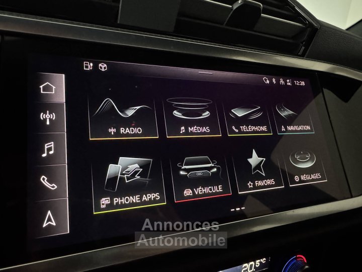 Audi Q3 Sportback 45 TFSIe  245 ch S tronic 6 S line - 33