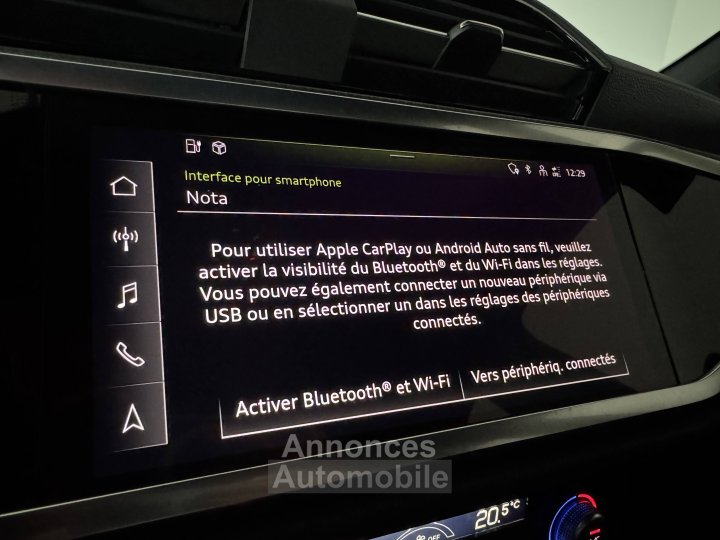 Audi Q3 Sportback 45 TFSIe  245 ch S tronic 6 S line - 38