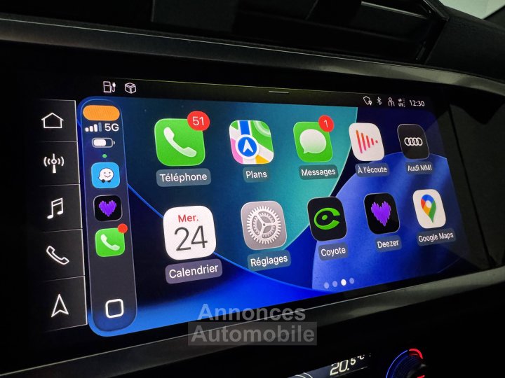 Audi Q3 Sportback 45 TFSIe  245 ch S tronic 6 S line - 39