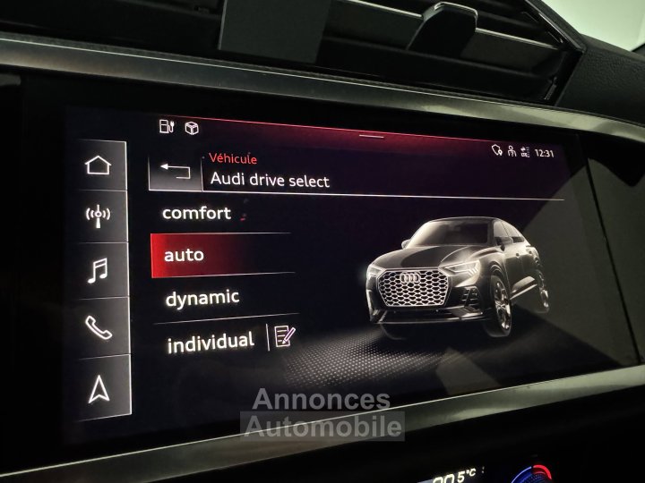 Audi Q3 Sportback 45 TFSIe  245 ch S tronic 6 S line - 42