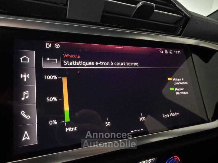 Audi Q3 Sportback 45 TFSIe  245 ch S tronic 6 S line - 43