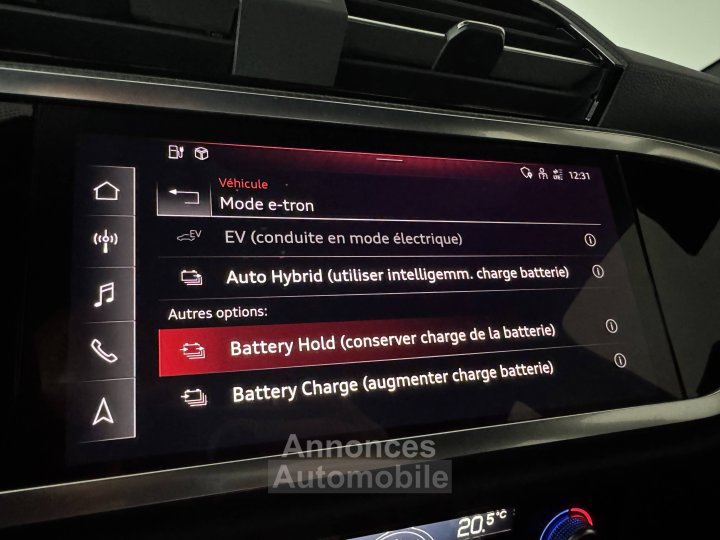 Audi Q3 Sportback 45 TFSIe  245 ch S tronic 6 S line - 46