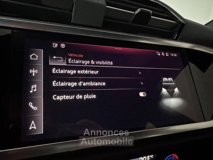 Audi Q3 Sportback 45 TFSIe  245 ch S tronic 6 S line - 47