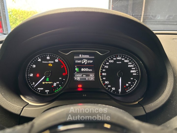 Audi A3 Sportback 14 TFSI 110 S tronic 7 Bi-carburant CNG %2B essence / Système audio Bang Olufsen - 27