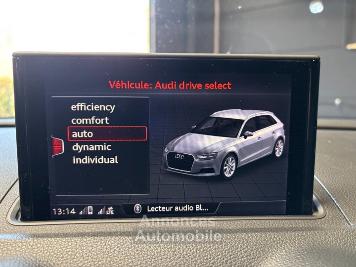 Audi A3 Sportback 14 TFSI 110 S tronic 7 Bi-carburant CNG %2B essence / Système audio Bang Olufsen - 34