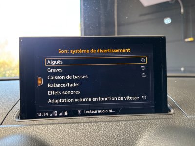 Audi A3 Sportback 14 TFSI 110 S tronic 7 Bi-carburant CNG %2B essence / Système audio Bang Olufsen - 38