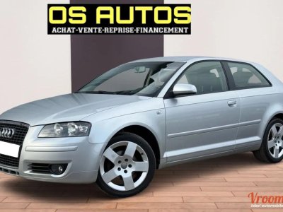 Audi A3 II (8P) 20 FSI Ambiente 16V - 9 cv (150 ch) 16V - BVM6 - 3 portes - Gris - 2005 + CLIM   - 1
