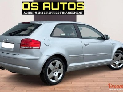 Audi A3 II (8P) 20 FSI Ambiente 16V - 9 cv (150 ch) 16V - BVM6 - 3 portes - Gris - 2005 + CLIM   - 2