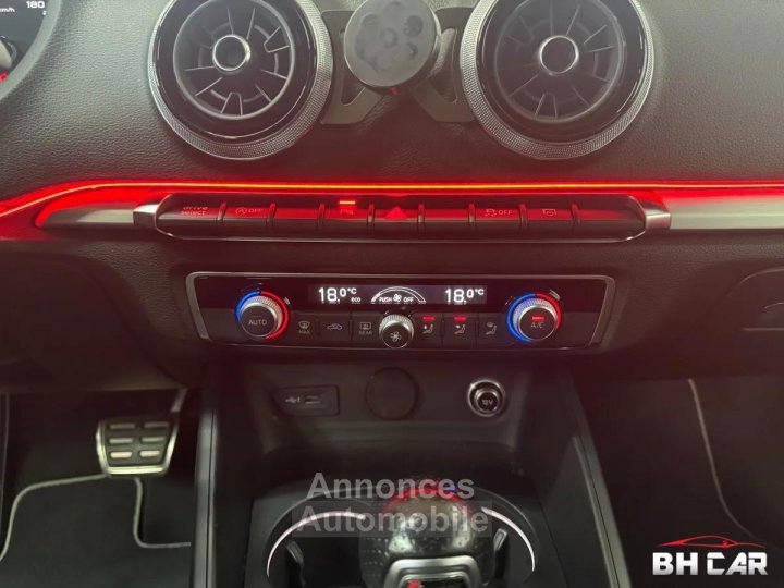 Audi A3 Sportback 15 TFSI Stronic7 S line - 150cv / Apple Carplay / GPS / Démarrage sans clé / GPS - 12