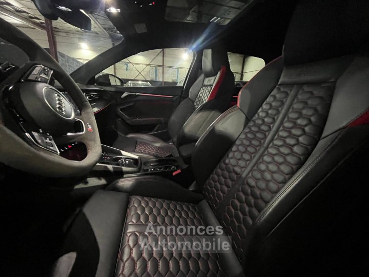 Audi RS3 Sportback 25 TFSI 400ch quattro S tronic 7 CARTE GRISE FR - 9