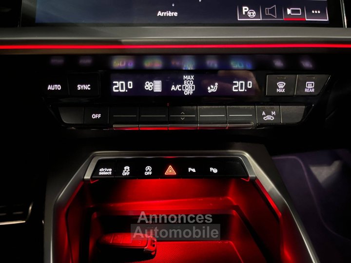 Audi RS3 Sportback 25 TFSI 400ch quattro S tronic 7 CARTE GRISE FR - 24