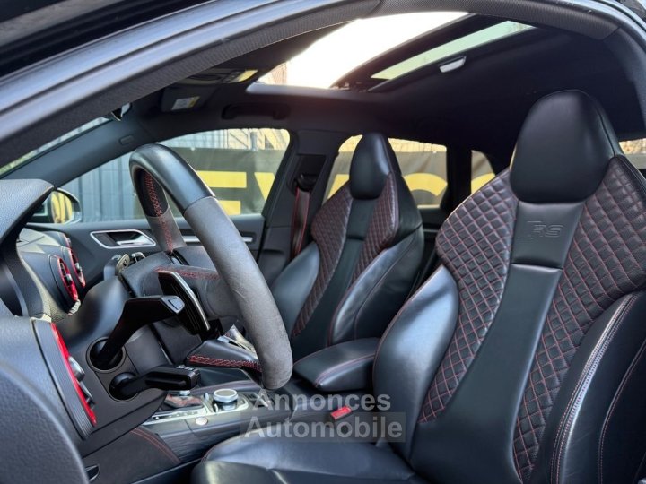 Audi RS3 400ch daza- 2nd main- b&o- toit ouvrant- garantie constructeur- si&egrave;ges diamant - 3