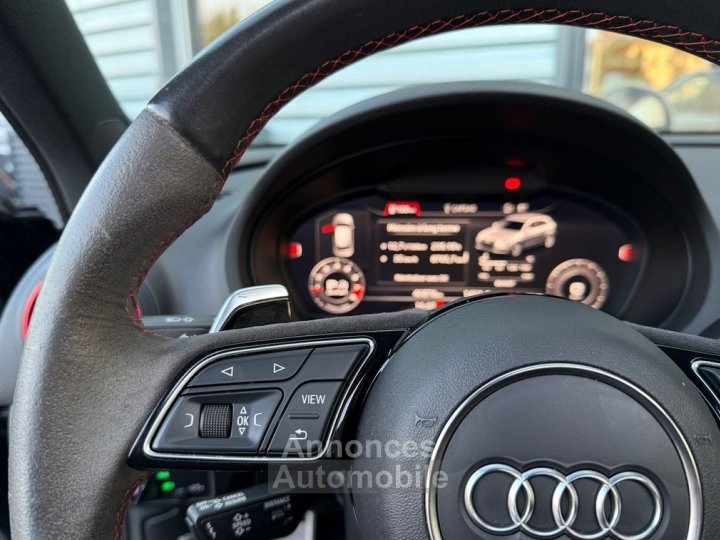 Audi RS3 400ch daza- 2nd main- b&o- toit ouvrant- garantie constructeur- si&egrave;ges diamant - 9