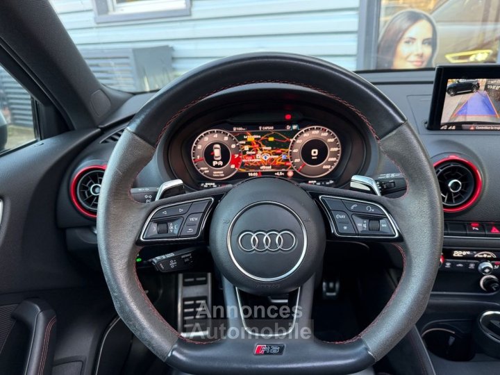 Audi RS3 400ch daza- 2nd main- b&o- toit ouvrant- garantie constructeur- si&egrave;ges diamant - 11